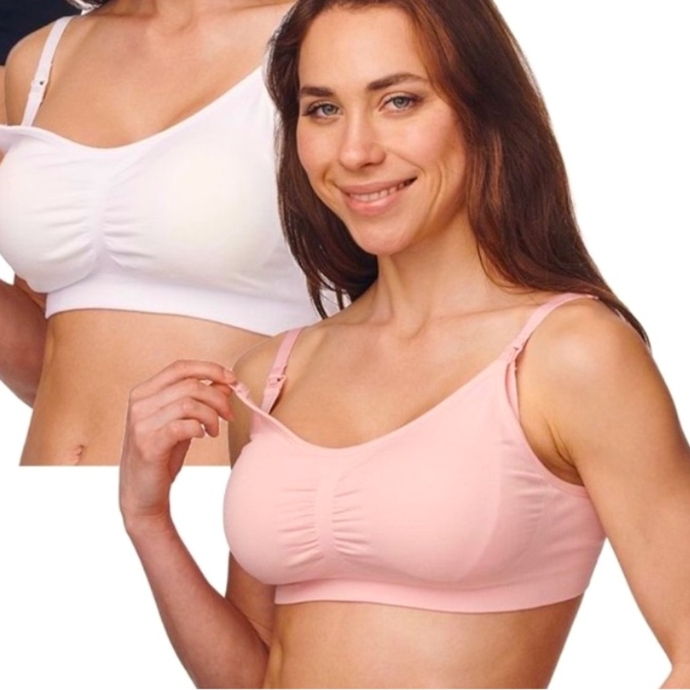New Large Under Control Black Maternity Nursing Bra